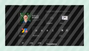 Gridly – ​​Portfolio personnel créatif