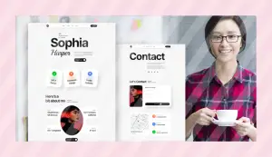 Sophia – Portfolio personnel créatif et minimaliste